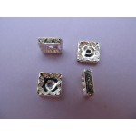 Silver 10mm Square